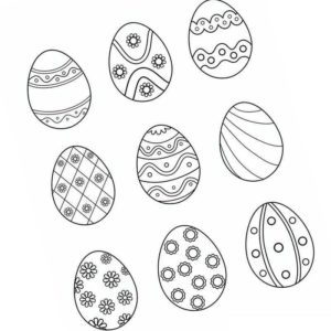 яйца с узорами