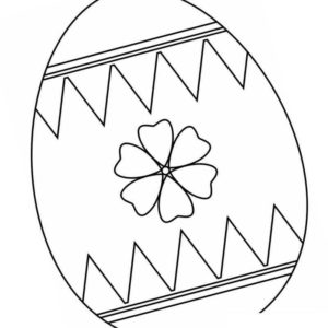 яйцо с цветком и узорами