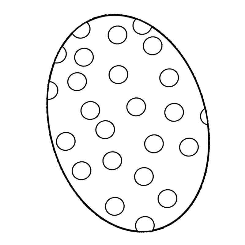 Раскраска Картинка пасхальных яиц