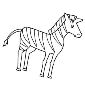 задумчивая зебра