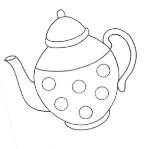 Заварочный чайник с узорами