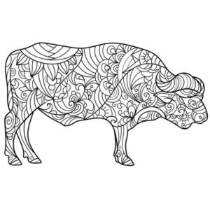 Животное буйвол антистресс