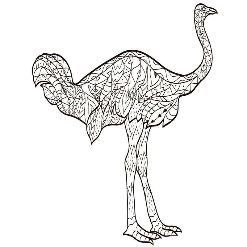 Животное страус антистресс