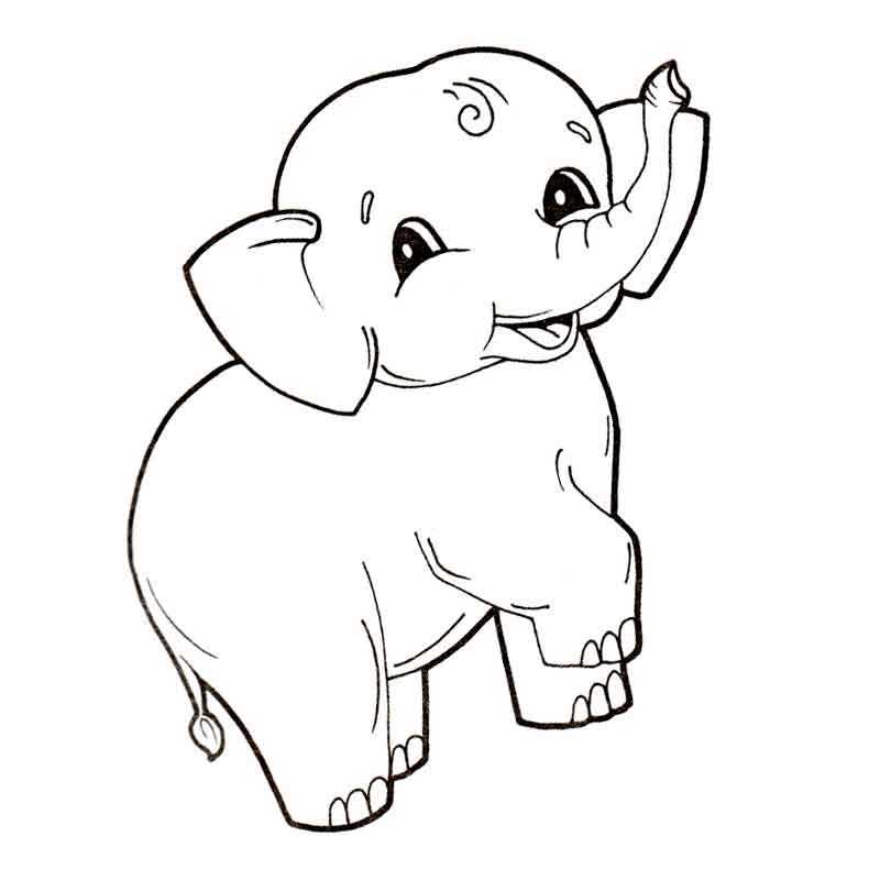 жизнерадостный слоник