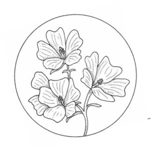 жостовская роспись цветы на тарелке