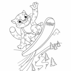 Зимний вид спорта езда на сноуборде