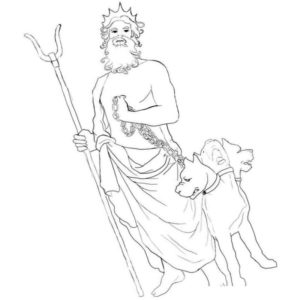 зловещий Аид бог древней Греции