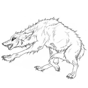 Злющий волчара