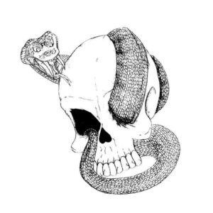 змей и череп
