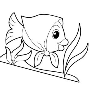 золотая рыбка в косынке